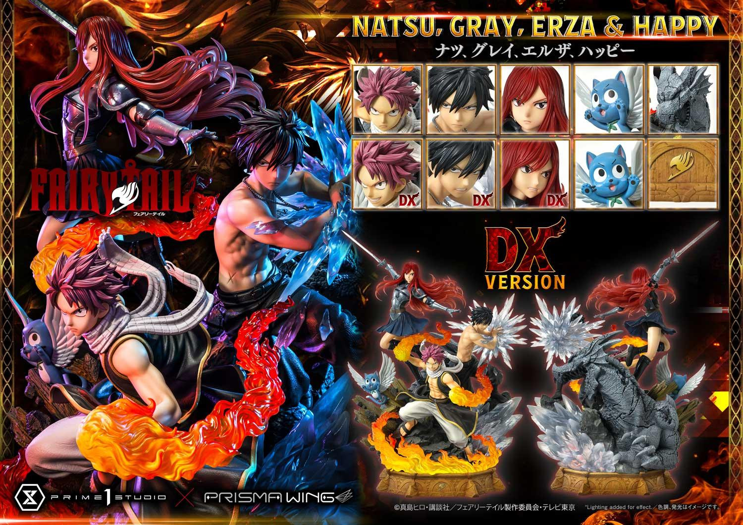 เปิดจอง : Natsu, Gray, Erza, Happy: Fairy Tail Concept Masterline TV animation (Deluxe Bonus)