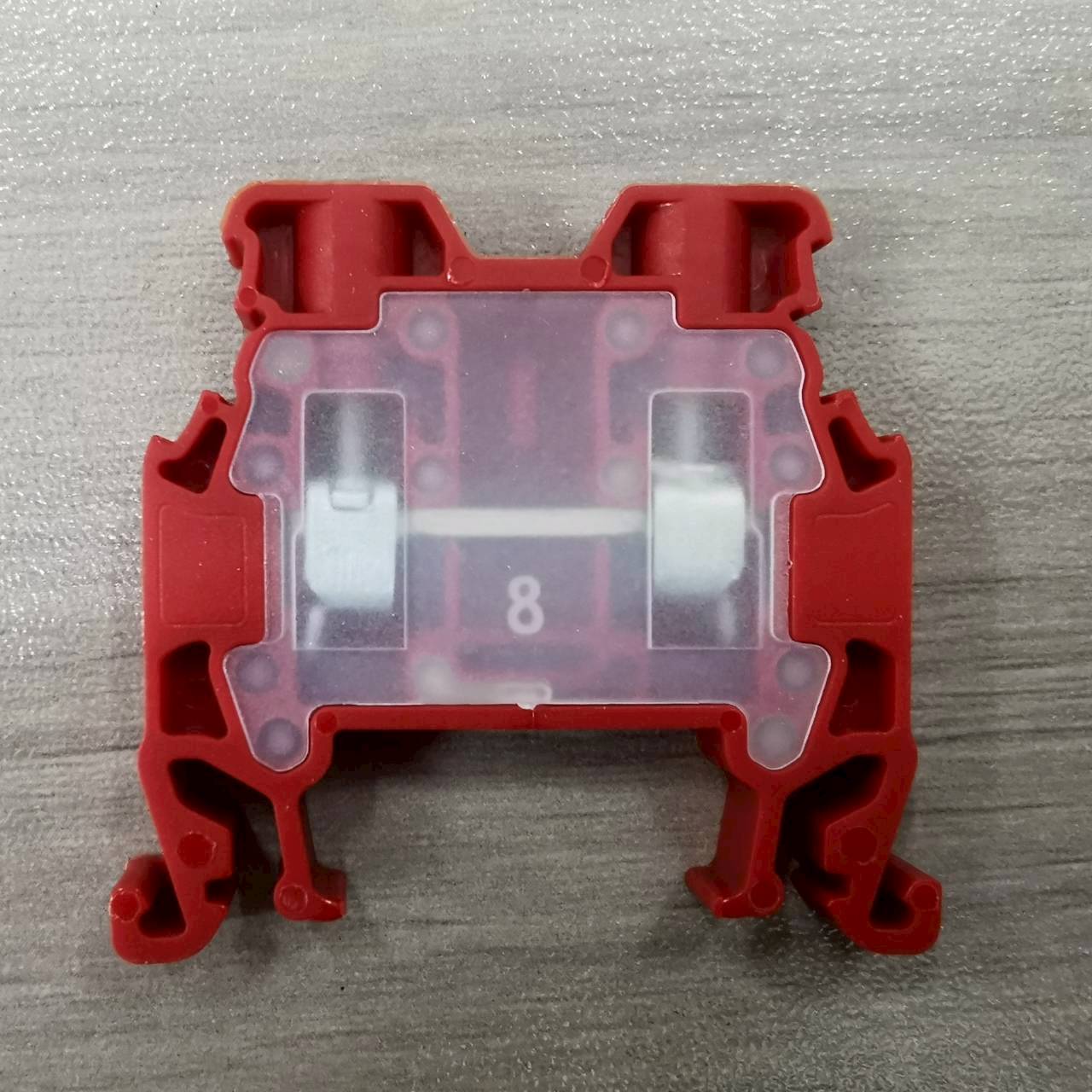 เทอร์มินอล ออนก้า 24A ใช้กับสายขนาด 2.5mm² ONKA-1017 Scewed terminal Red 1010017 MRK Series