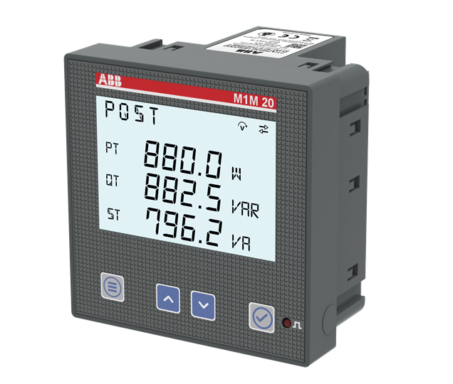 ABB พาวเวอร์มิเตอร์ Power Meter 3เฟส Digital Meter รุ่น M1M 20 Modbus M1M20