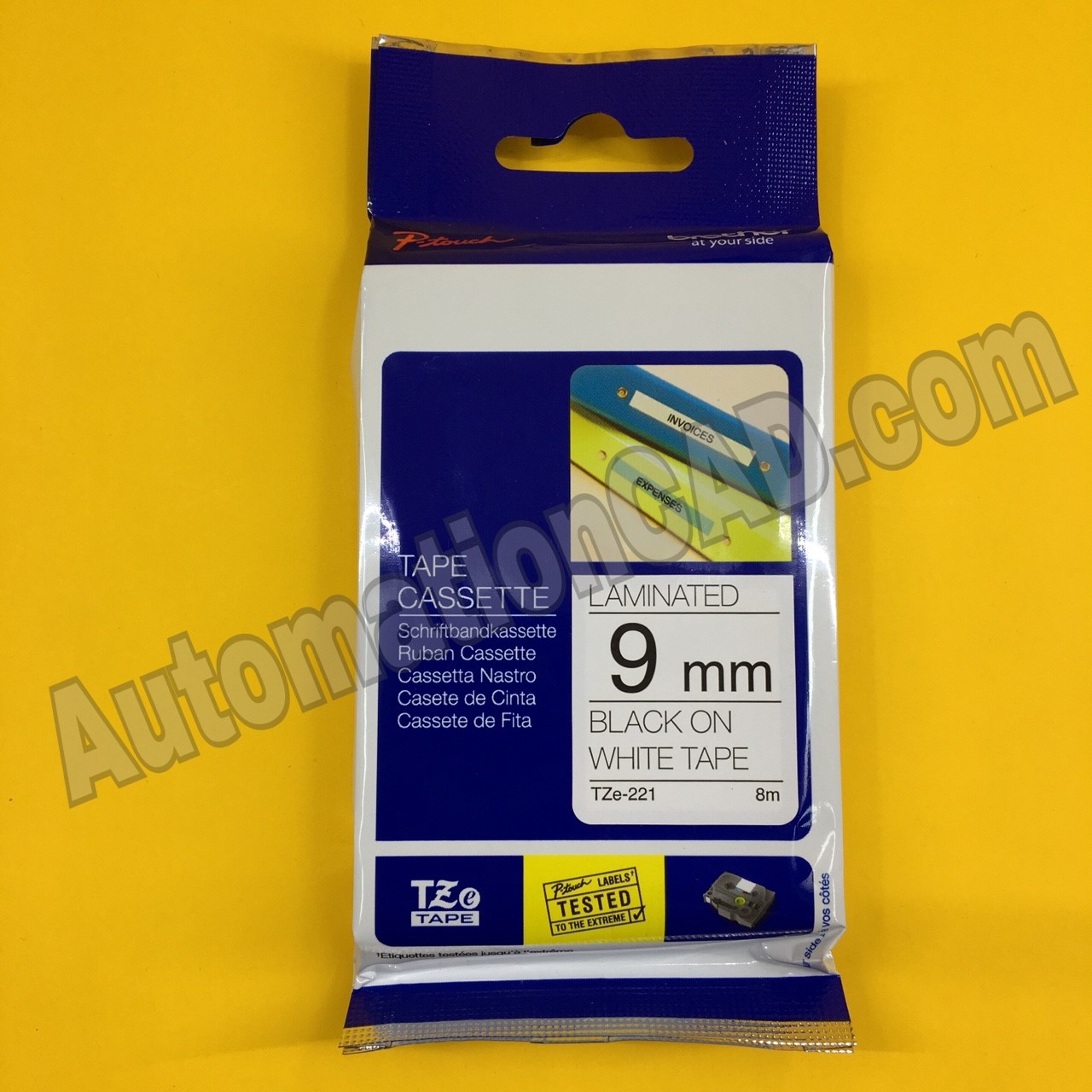 เทปพิมพ์อักษร TZE 6 ถึง 36 มม. BROTHER ของแท้