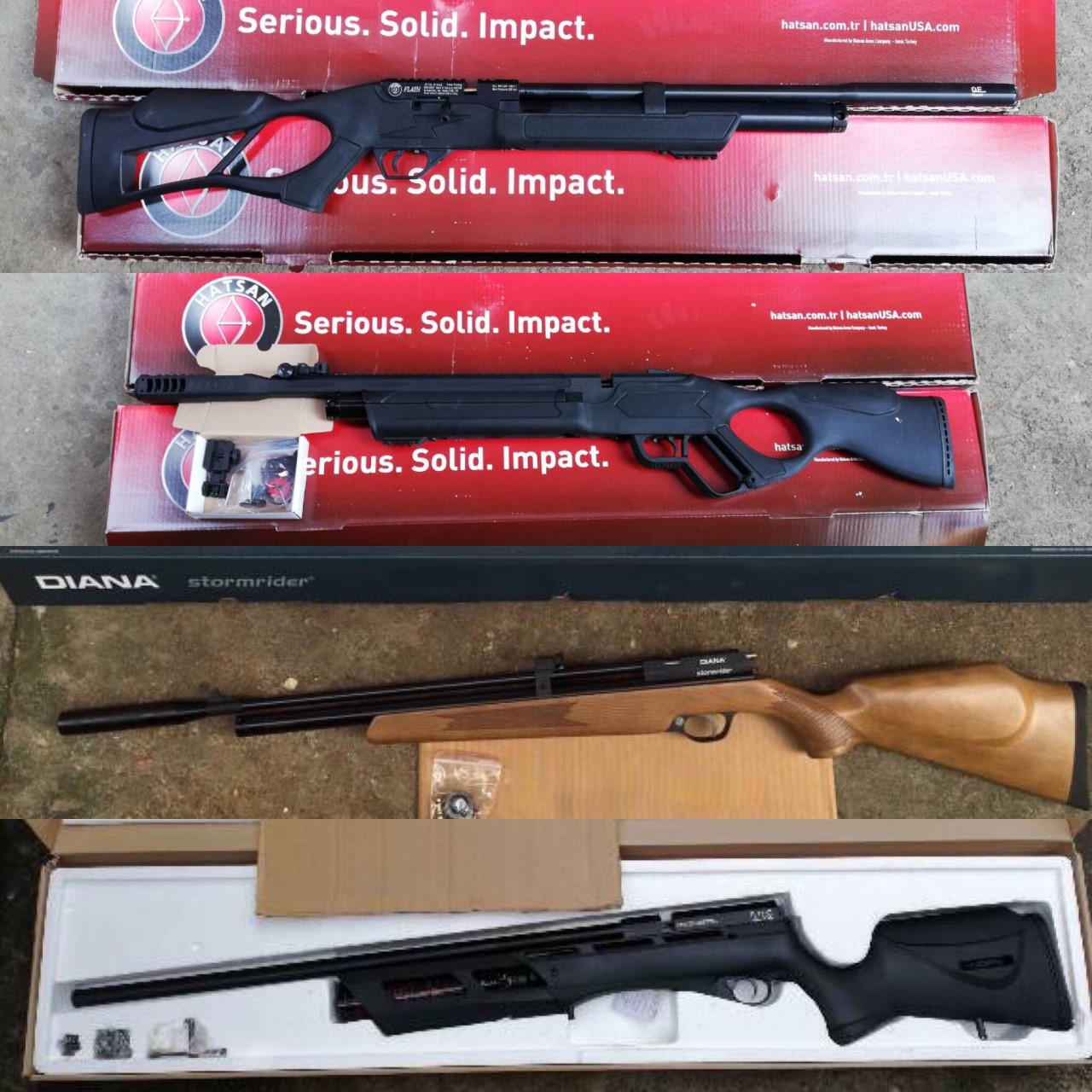 1:Crosman​ Fury ราคา​ 18,000​บาท​ 2:Benjami​n​ Titan ราคา​ 20,000​บาท​ 3:Crosman​ Valiant ราคา​21,000​ บาท​ 4:Gamo​ wild​cat ราคา​ 21,000​ บาท 5:Gamo​ Hornet​ maxxim ราคา​ 21,000​ บาท 6:Benjami​n​ Ironhide SBD​ ราคา​ 17,000​ บาท 7:Swiss Arms​ Tac1 ราคา​18