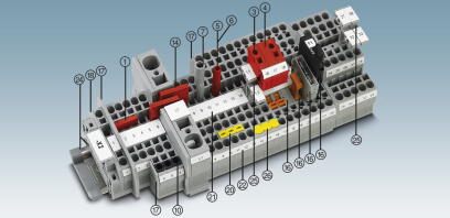 TERMINAL เทอร์มินอล PHOENIX CONTACT ST2.5-3031212 สำหรับสายไฟขนาด 0.08 mm² - 4 mm²