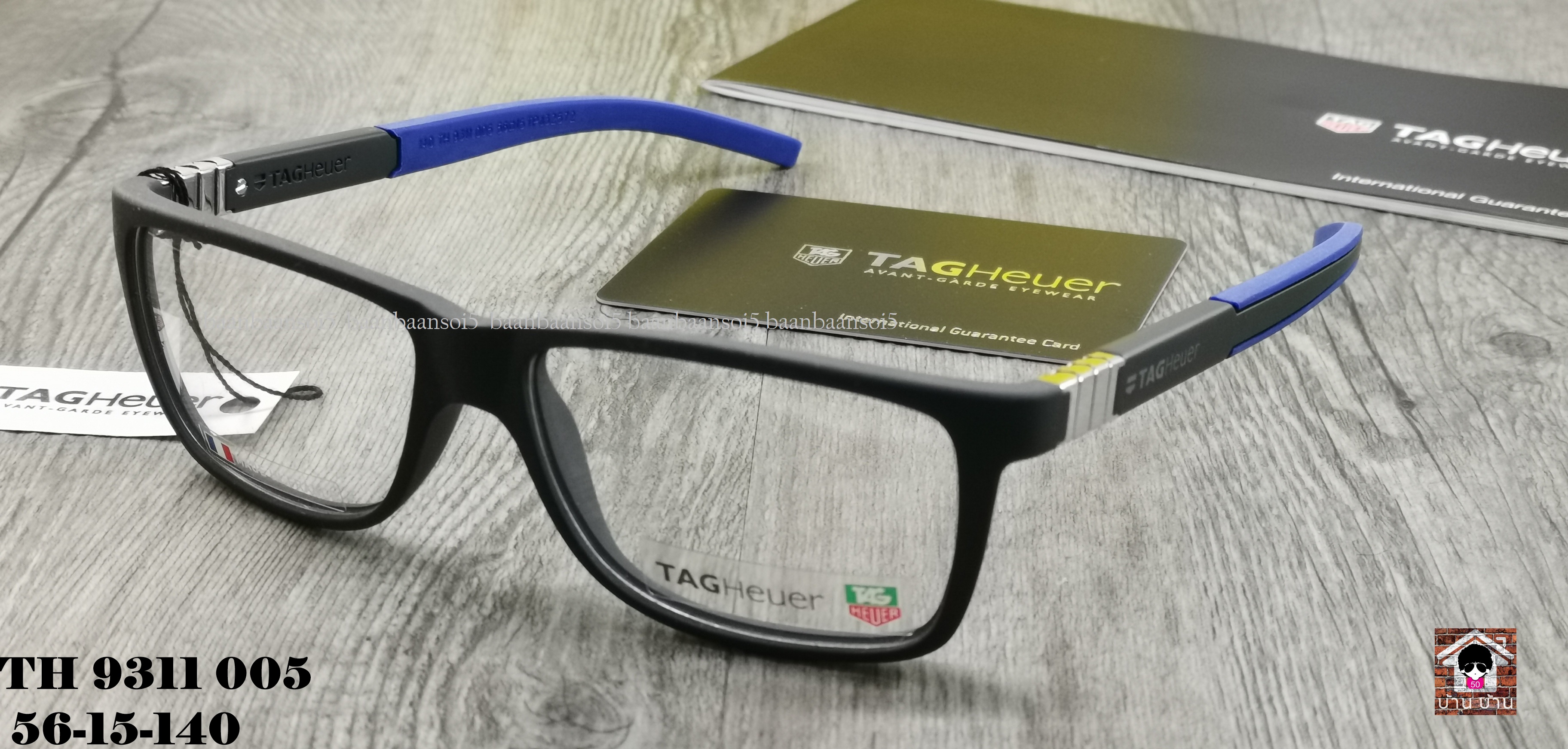 TAG HEUER TH 9311 005 Eyeglasses Authentic โปรโมชั่น กรอบแว่นตาพร้อมเลนส์ HOYA ราคา 8,500 บาท
