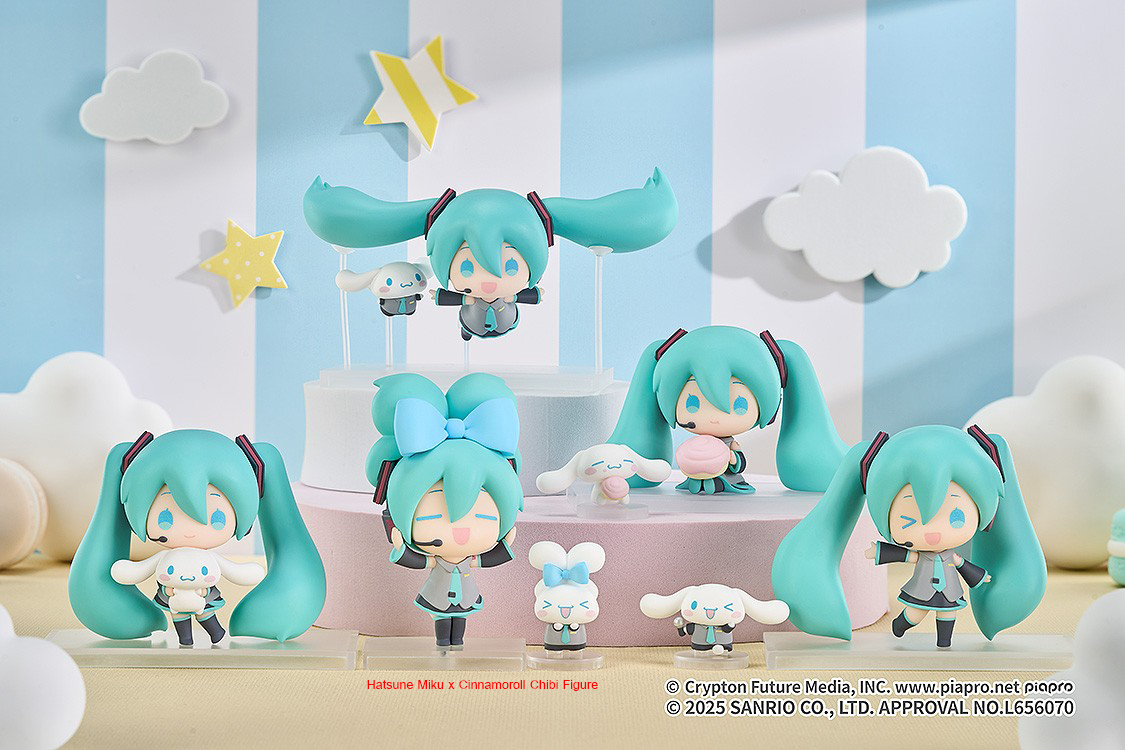 เปิดจอง : Collectible Figure Hatsune Miku x Cinnamoroll (Set of 5)