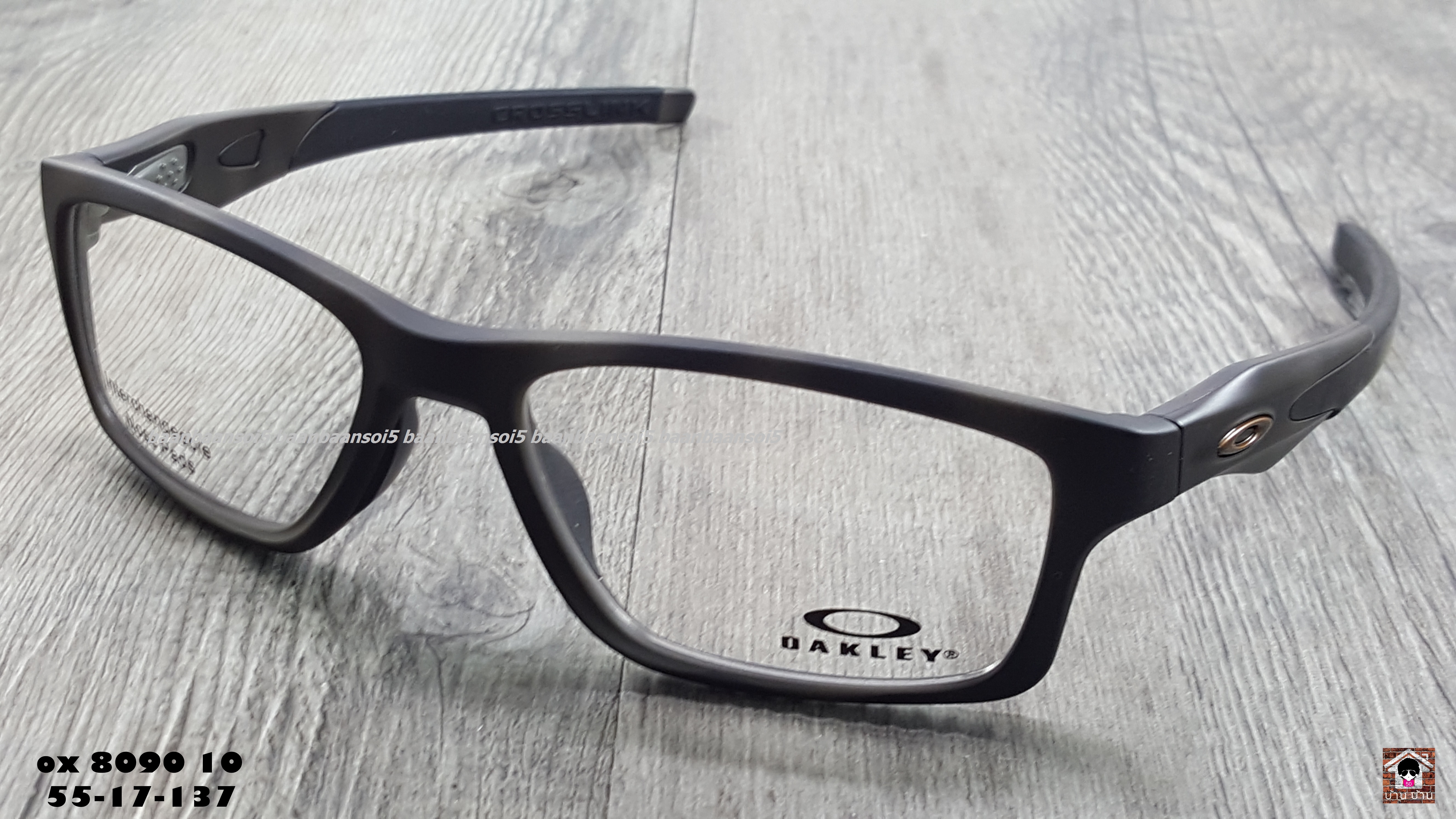 Oakley OX8090-10 CROSSLINK MNP โปรโมชั่น กรอบแว่นตาพร้อมเลนส์ HOYA ราคา 5,700 บาท