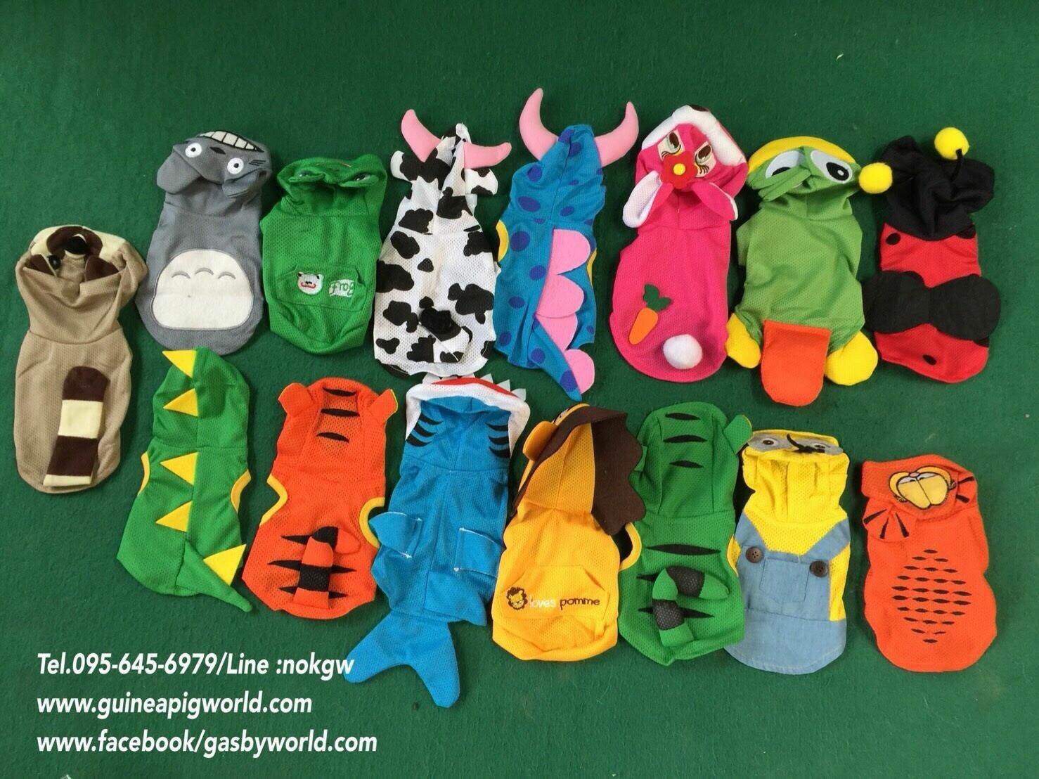 ชุดแฟชั่นมีฮู้ดนำเข้า เนื้อผ้าบางเบาโปร่งเป็นรูปสัตว์น่ารัก ๆ แบบต่าง ๆ ยอดนิยม