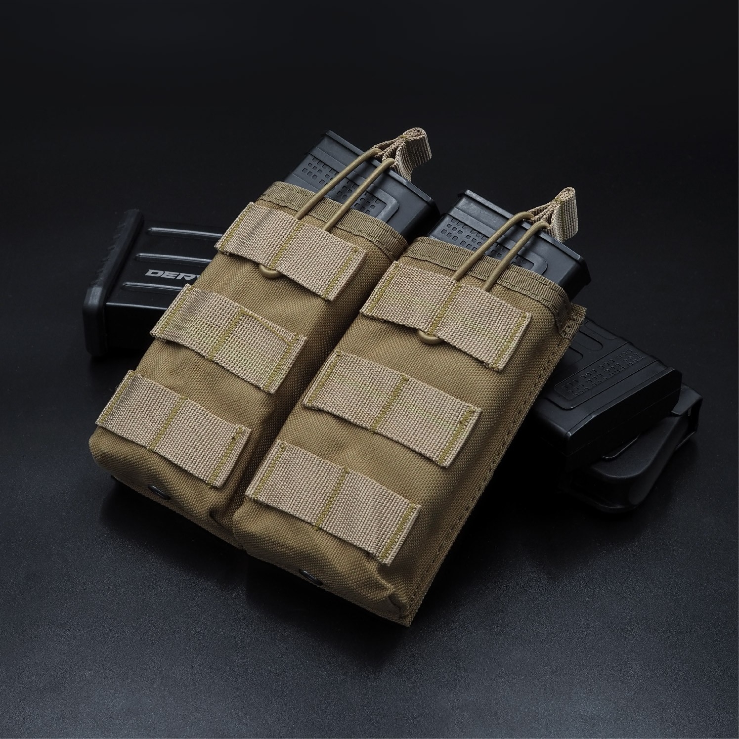 ซองเเม็กกาซีน M2 ติดเวส - ใส่เเม็กปืนยาวได้ - ติดเวสคาดเข็มขัดได้