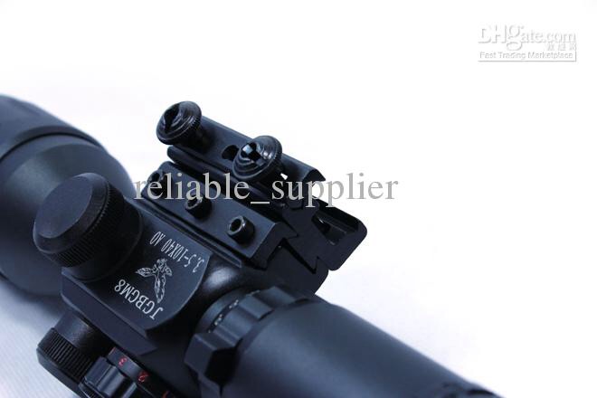 JGBG Accurate M8 3.5-10x40 AO Red&green illuminated compact scope with red laser sight