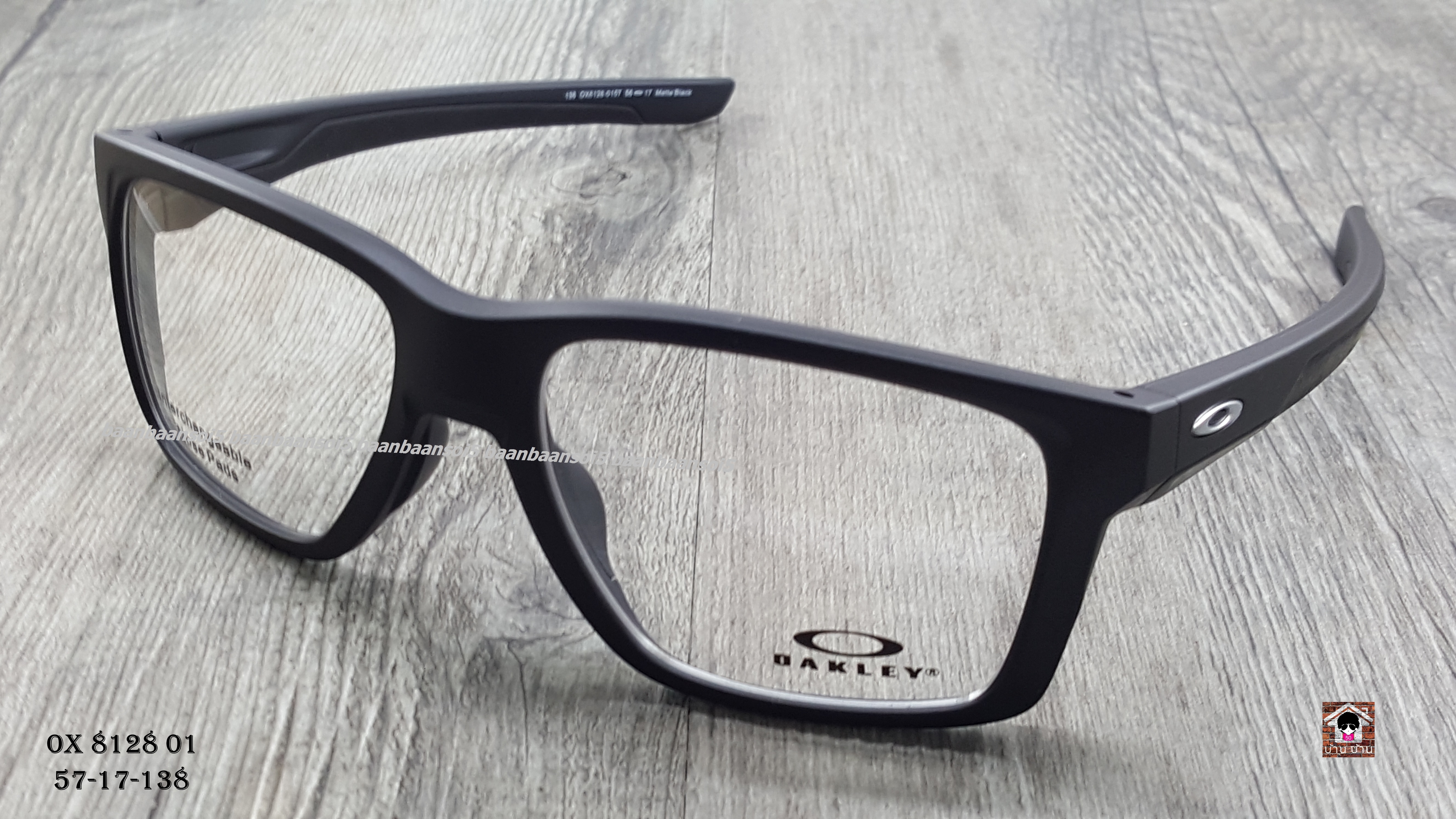 Oakley OX8128-01 Polished Black Optic MAINLINK โปรโมชั่น กรอบแว่นตาพร้อมเลนส์ HOYA ราคา 4,000 บาท