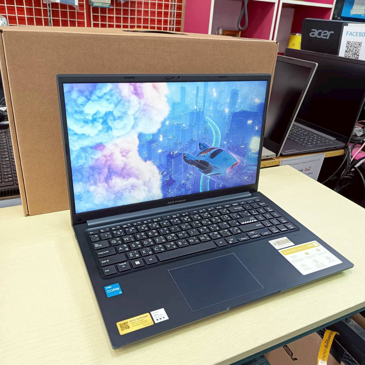 ASUS VIVOBOOK 15 X1504VA-NJ348WA สภาพเครื่อง 100% ไร้ริ้วรอย *เครื่อง 4 เดือน ประกันศูนย์ 25/06/2027