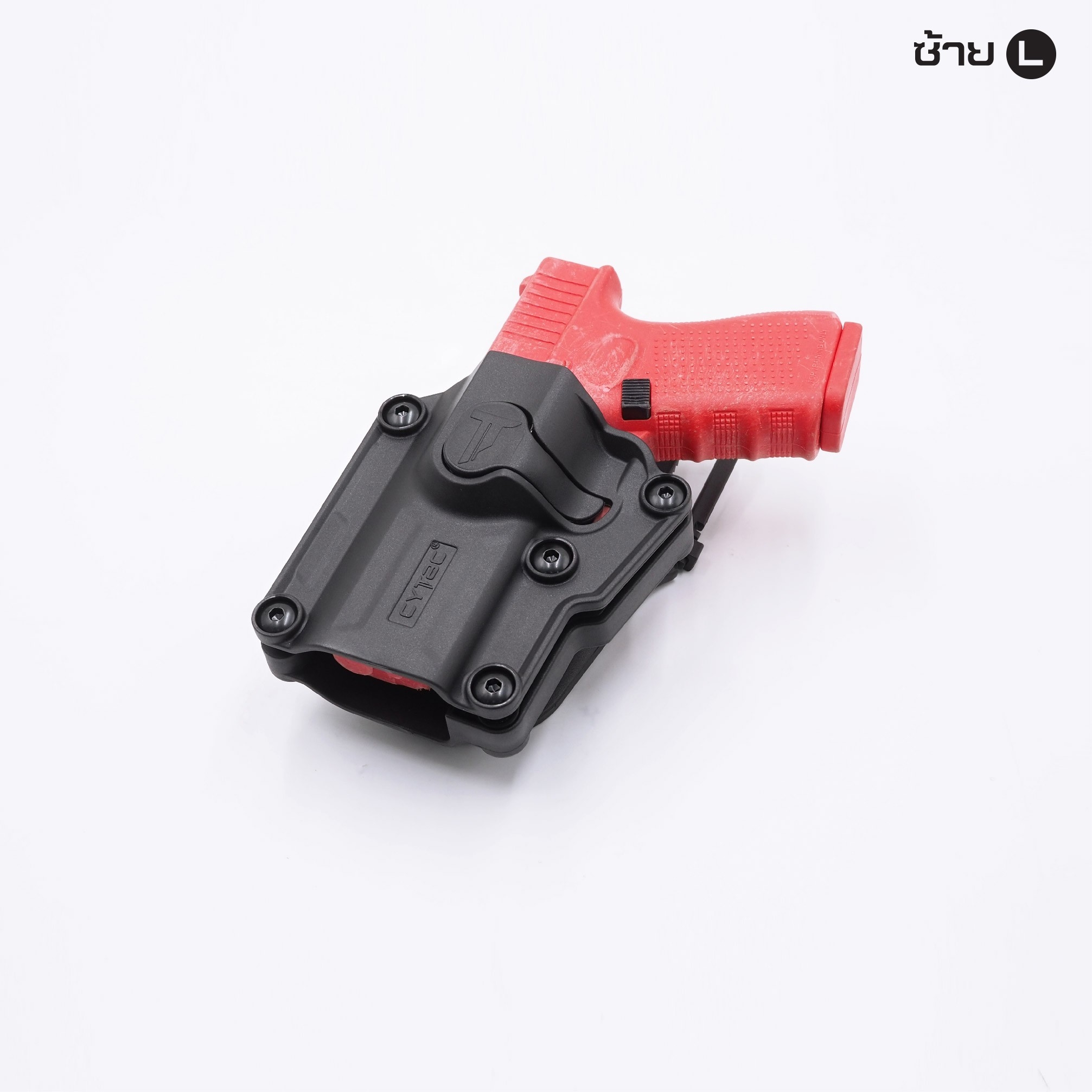 New.ซอง Megafit + เพลทลดต่ำ Cytac ( Megafit Universal Holster with low ride belt loop ) ♨ ซงปืนที่ออกแบบมาให้สามารถใช้งานได้หลากหลายรุ่น (ตามตารางแนบ) เช่น Glock , Sig Sauer, CZ , Beretta, Ruger , S&W, Walther, Colt, Taurus และอื่นๆ ♨ ตัวซอง