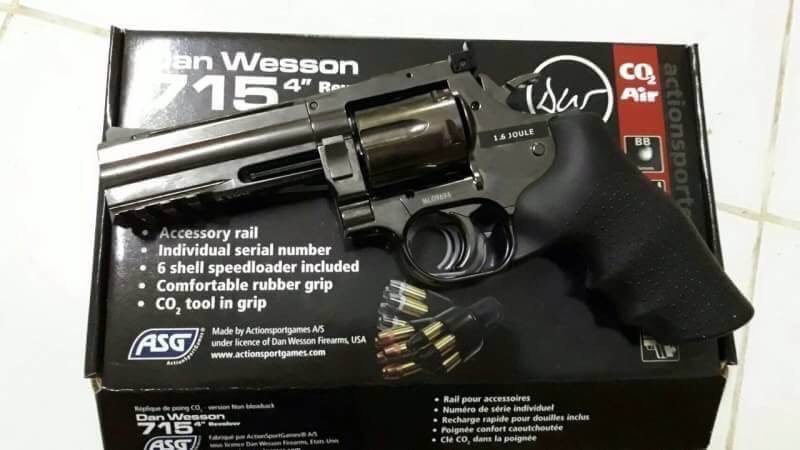 New.ASG Dan Wesson 715 4" Co2. สีดำ ราคาพิเศษ