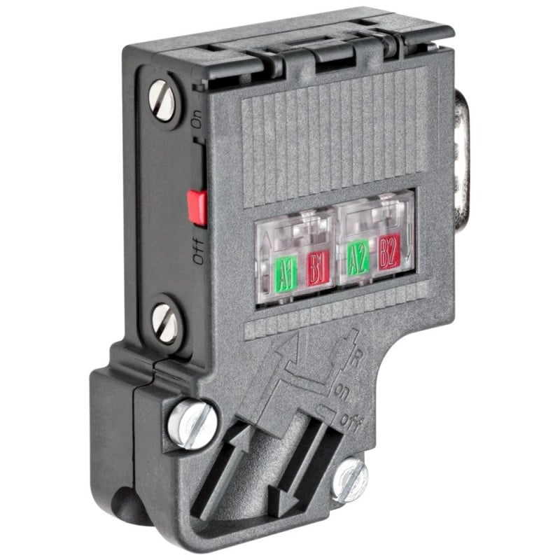 6ES7972-0BA60-0XA0 PROFIBUS DP BUS Connector F. 35 องศา SIEMENS คอนเนคเตอร์ 6ES7 972-0BA60-0XA0