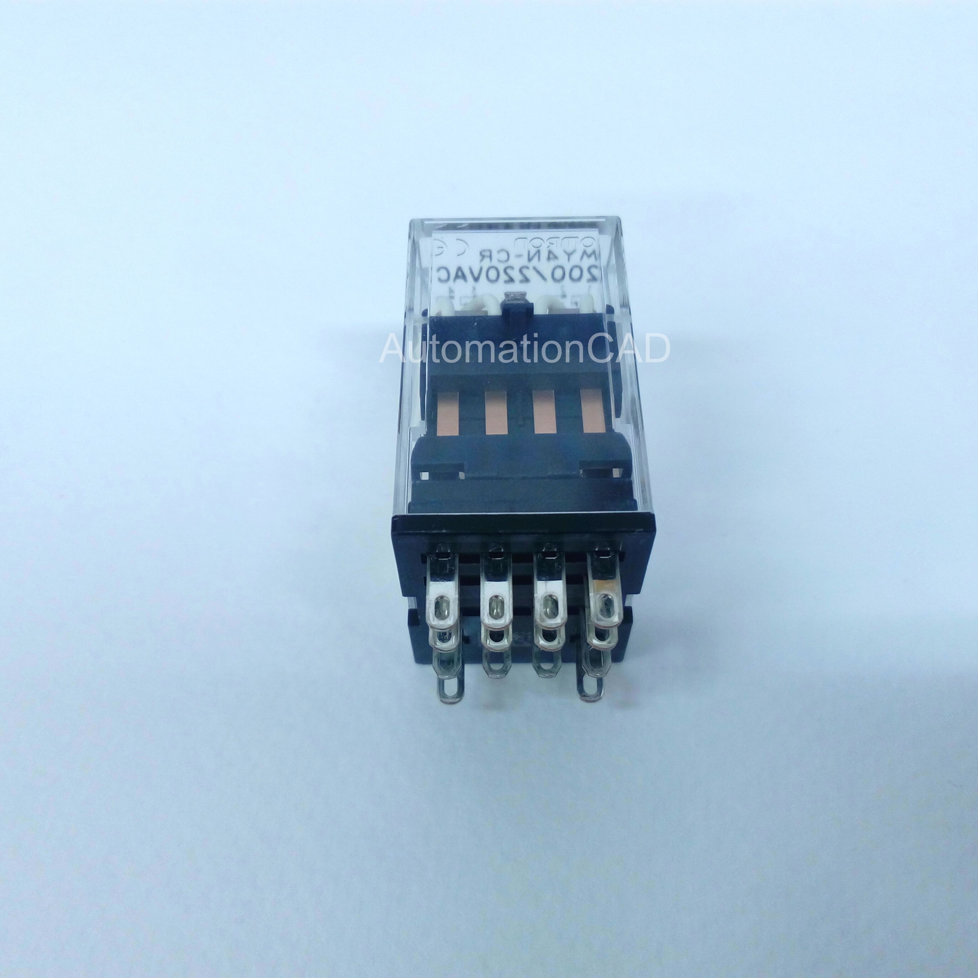 RELAY OMRON รีเลย์ 4 contact มีไฟ LED MY4N-CR 200/220 VAC