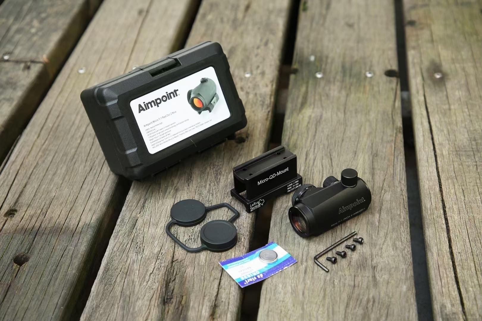 Red dot T1. HD มาพร้อมขาแต่งแบบ Larue QD รุ่นใหม่คมชัดกว่าเดิม