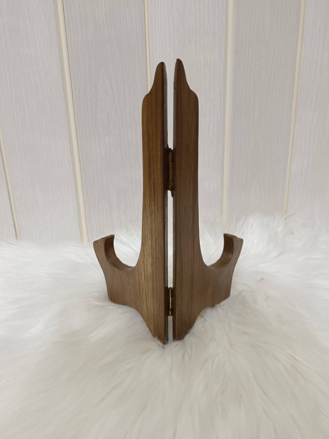 ฐานวางหน้ากาก ไม้สัก ขนาด สูง 7 นิ้ว งานสวย