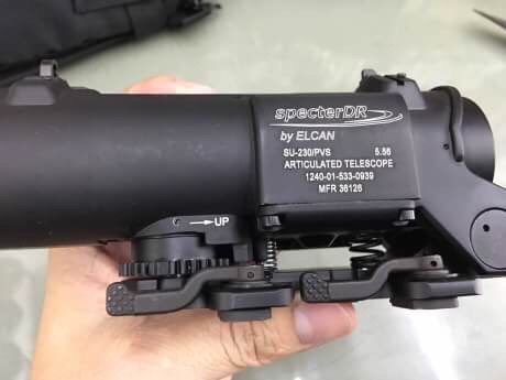 New.Elcan SOCOM Specter DR Style 4X Magnifier Illuminated Scope (BK) ราคาพิเศษ