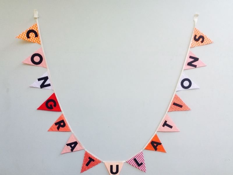 ธง Congratulations