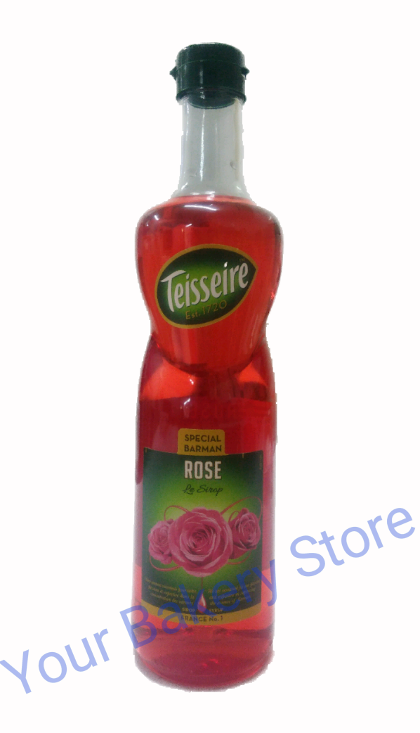 Rose กลิ่นกุหลาบ (Teisseire syrup) 700 Ml.