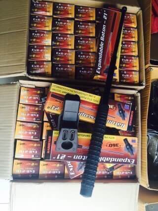 New.ดิ้ว ESP Expandable Baton Made in E.U. ขนาด 21" มาพร้อมซองโพลีเมอร์ แข็งแกร่ง ทนทาน พกพาสะดวก พกไว้ติดตัวก็ง่าย ราคาพิเศษ