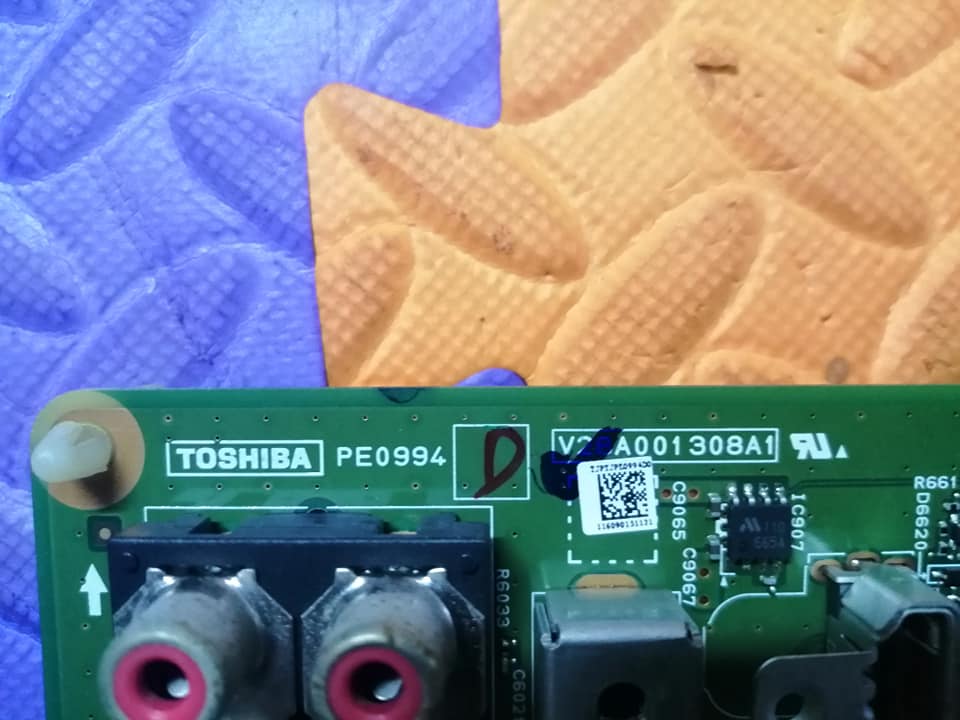 เมนบอร์ด โตชิบ้า 40PS10T V28A001308A1