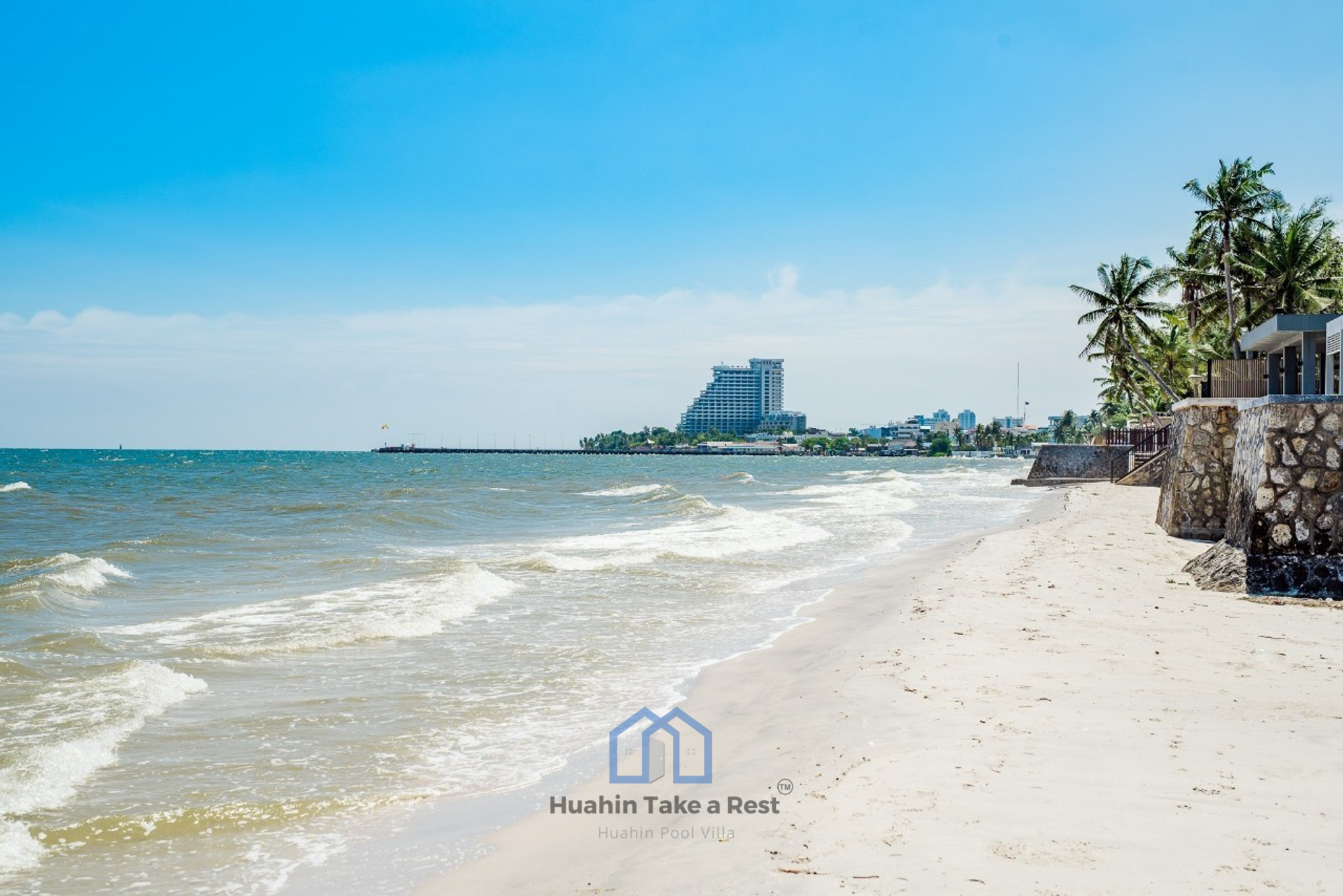 HR15036 บ้านพักหัวหิน บ้านวี วิลล่า เนียร์บีช