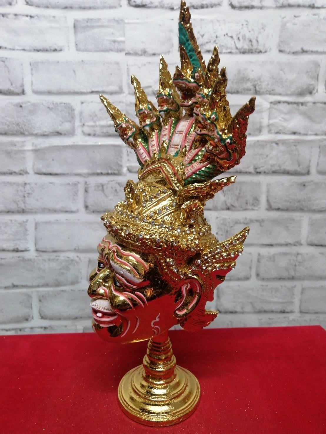 ปู่ภุชงค์ ปู่พญานาค 7 เศียร พร้อมฐานปิดทอง