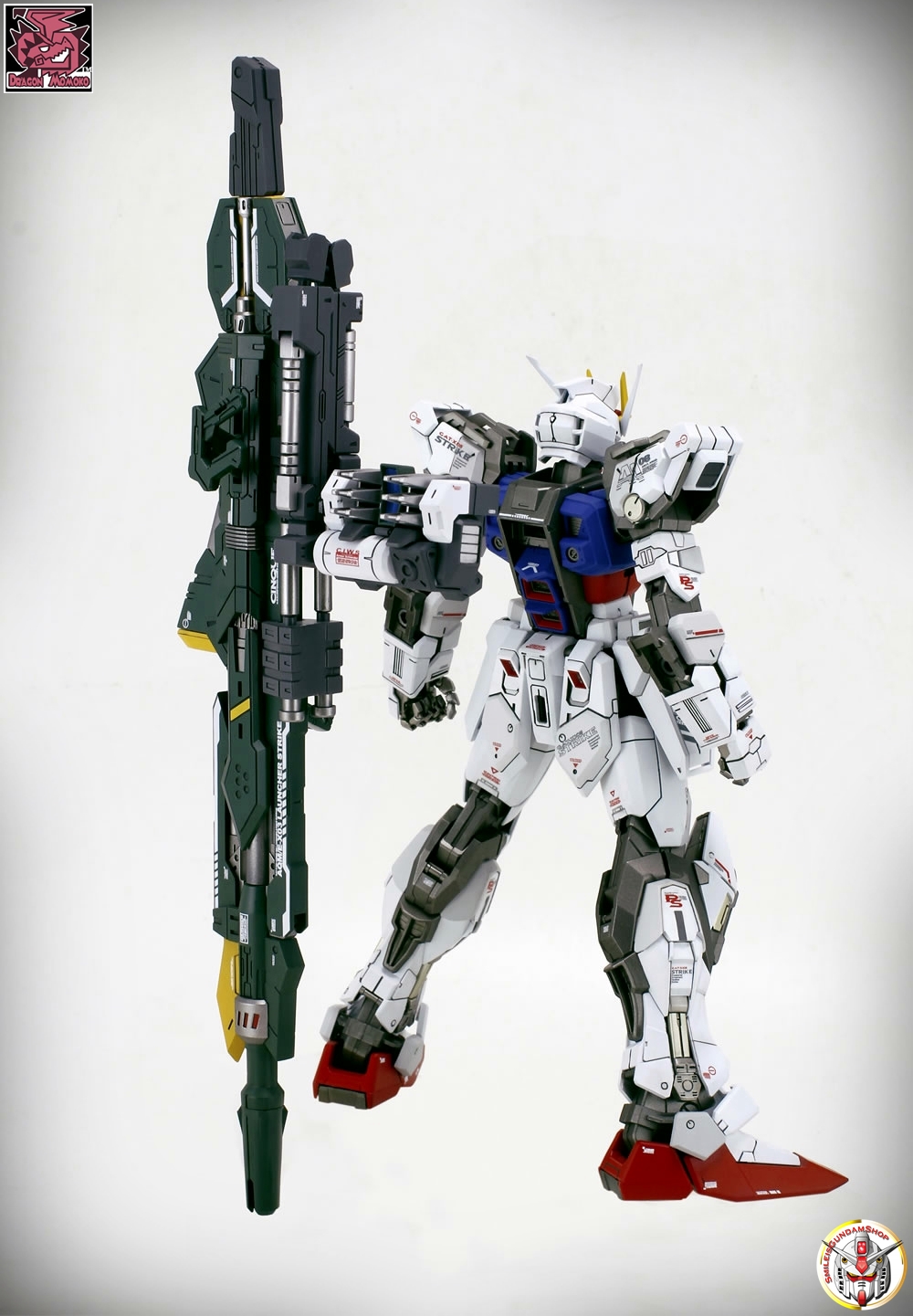 [PO]MG 1/100 Launcher Strike Ver. RM [โมจีนMomoko]กล่องไม่สกรีน