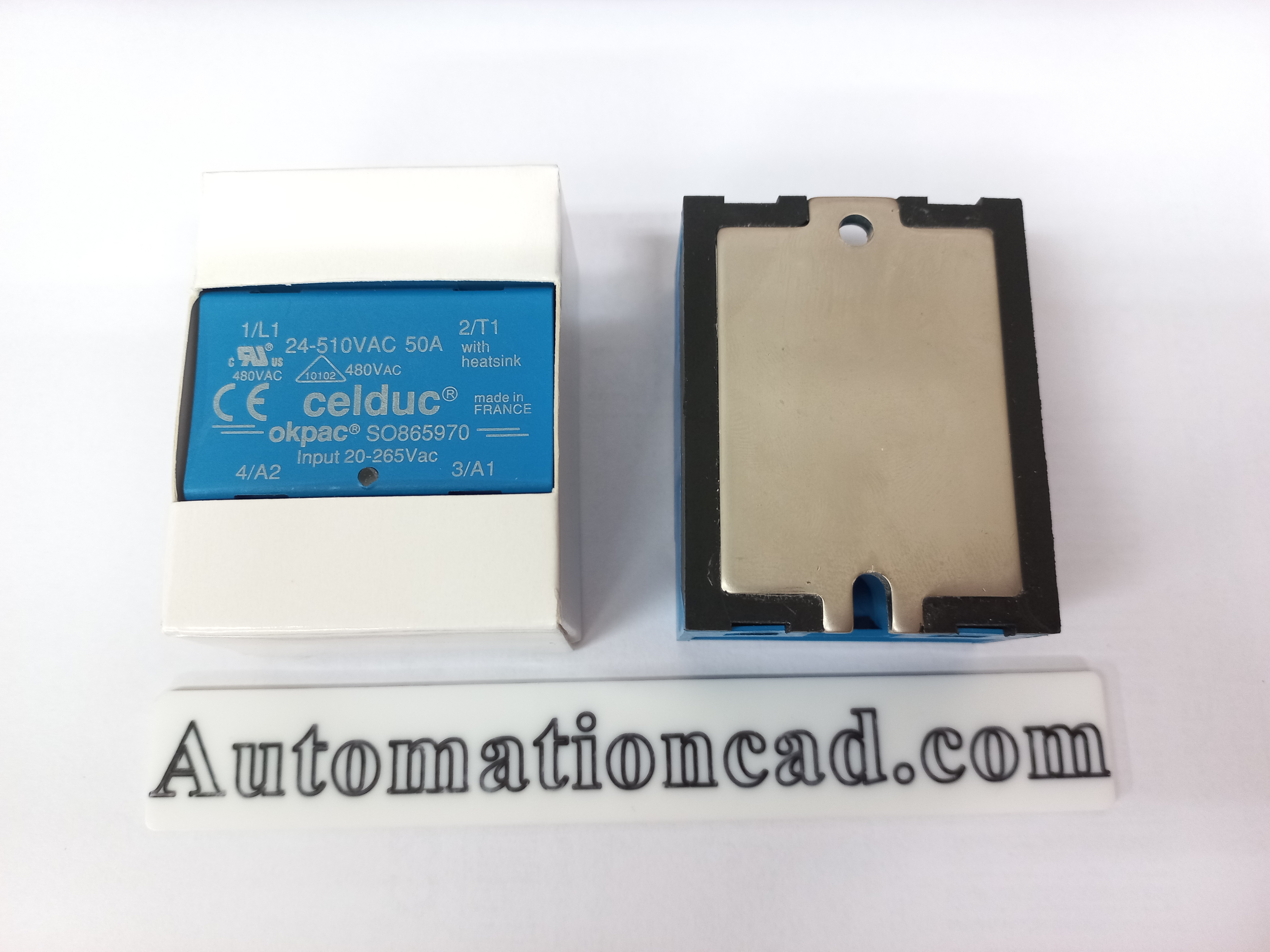โซลิดสเตต 50A SOLID STATE RELAY เทียบเท่า CELDUC รุ่น SO865970