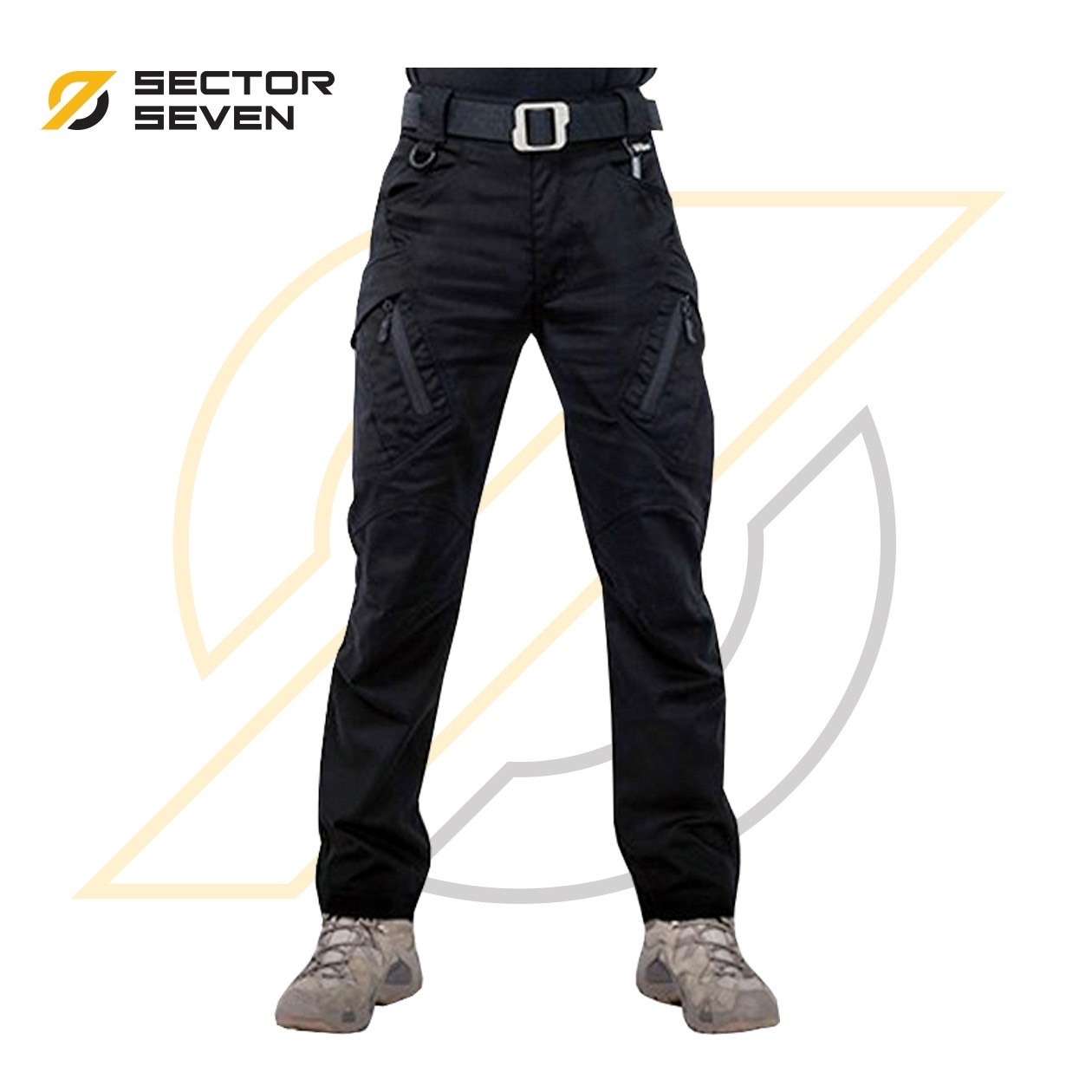 (red flag)กางเกง Sector7 รุ่น IX9ผ้ายืด � ผ้า COTTON 55 % � ผ้า Polyester 43% � ผ้า Spendex 2 % � เอวสามารถยืด ได้ � ตอบโจทย์ทุกอิริยาบทเคลื่อนไหว คุณสมบัติ:+++++ - ซักแล้วไม่หดไม่ยืด - ระบายอากาศดีเยี่ยม แห้งเร็ว - ผ้ายืดหยุ่นดีใส่สบาย - ทรงขาสวยไม่ใหญ่เ
