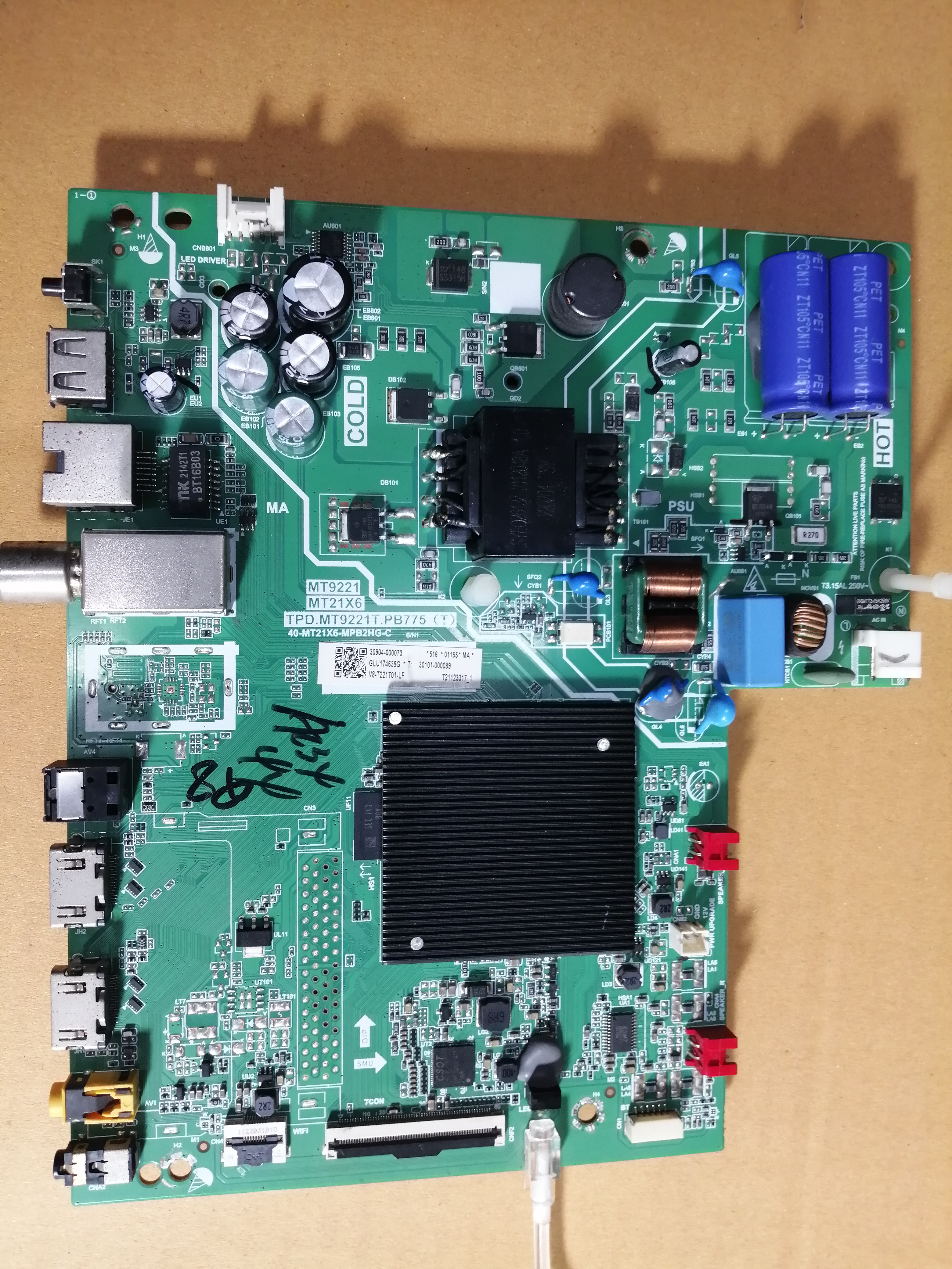 เมนบอร์ดtcl 32s65a. Tdp.mt9221t.pb775.(T)