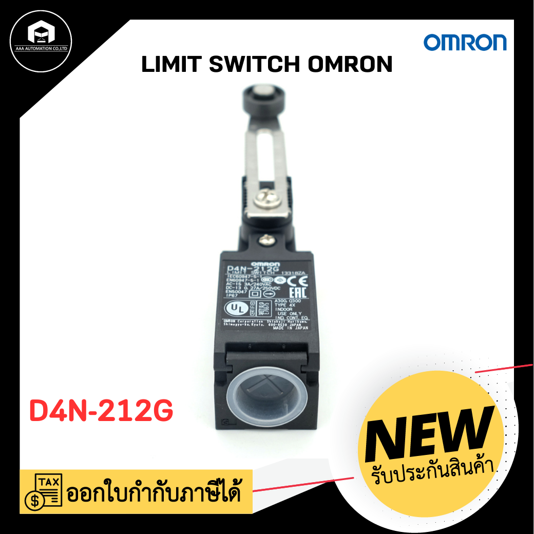 LIMIT SWITCH OMRON D4N-212G