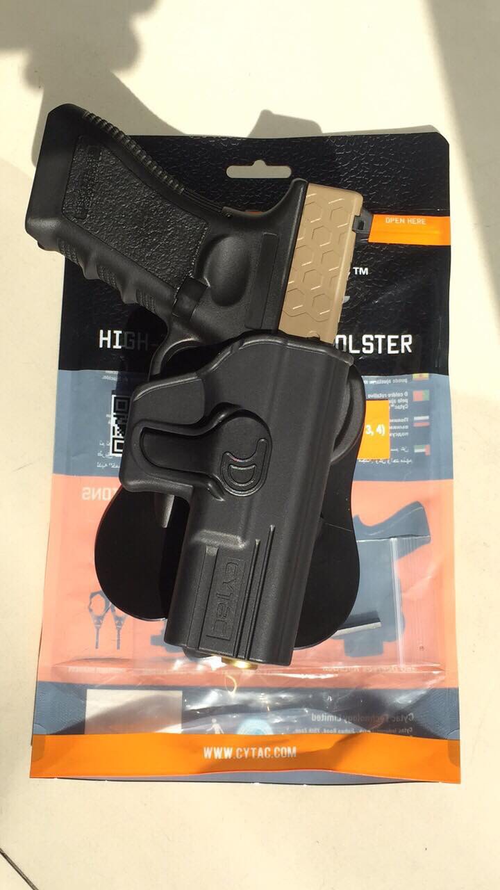 New.‼️ซองปืนพกนอก / ซองปืนพกใน CYTAC Glock IWB Holster Fits Glock 17, 19, 23, 32, 43 ,26(Gen 1, 2, 3, 4) ล๊อคอัตโนมัติ ผลิตจากโพลิเมอร์เนื้อดี Product Line INSIDE THE WAISTBAND HOLSTER เป็นซองปืนพกในเป็นที่นิยมในอเมริกา ราคาโปรโมชั่น 1,400 บาท Ems 100 บาท