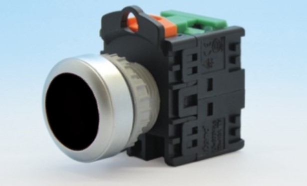 ปุ่มกด Push Button Switch 1NO TEND สวิตซ์กดหัวเรียบ รู 22 mm