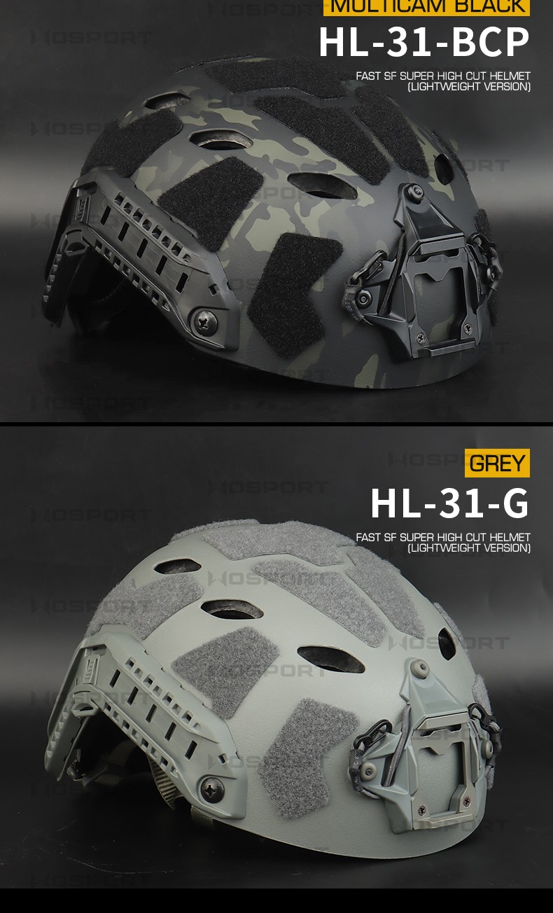 New.หมวก FAST SF SUPER HIGH CUT รุ่น ปรับท้ายทอยได้ (Light weight Version)