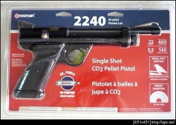 New.22 Pellet Crosman 2240 Bolt Action Co2 Pistol ราคาพิเศษ