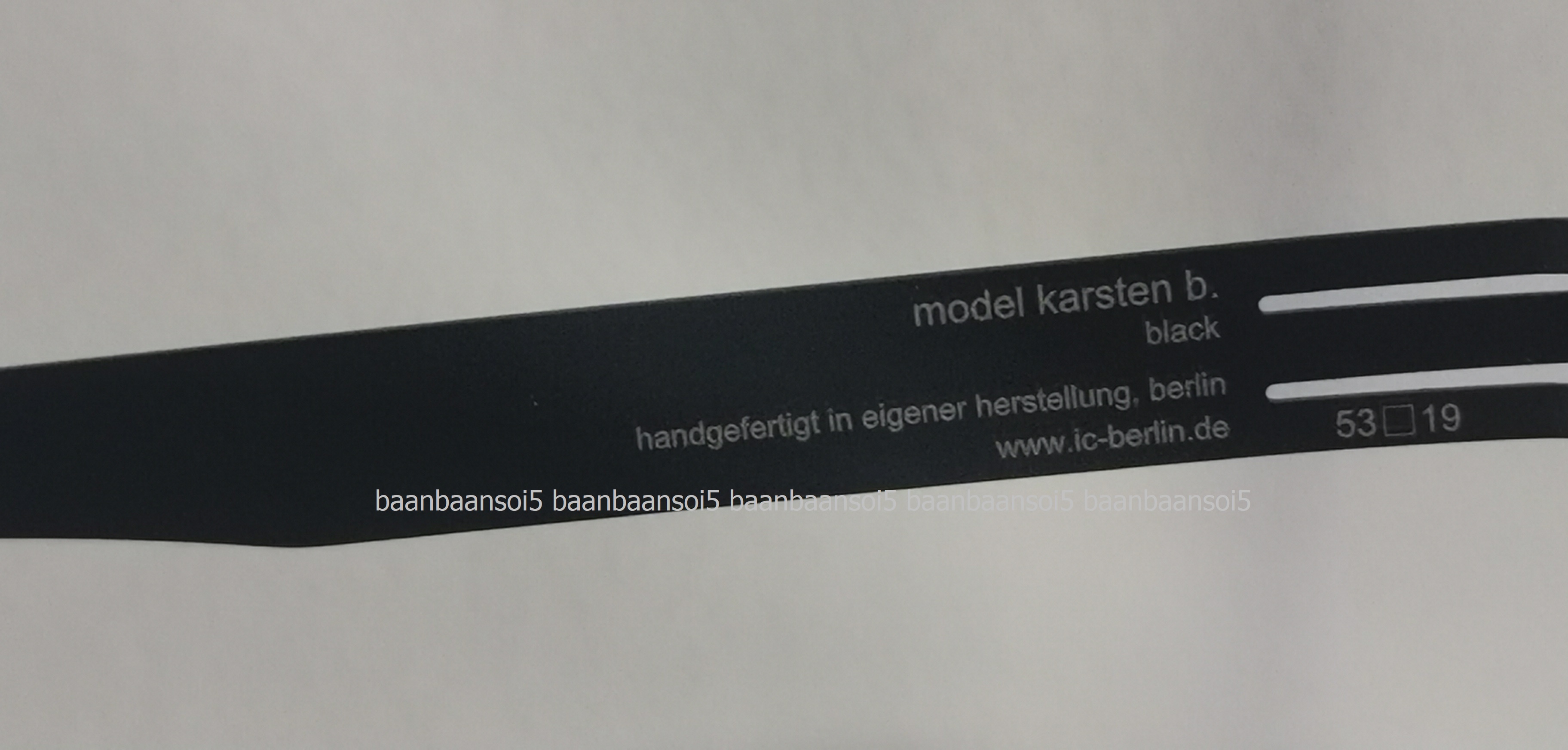IC! BERLIN KARSTEN B. / BLACK โปรโมชั่น ราคา 13,900 บาท พร้อม รายการแถม เกินคุ้ม จำนวน จำกัด