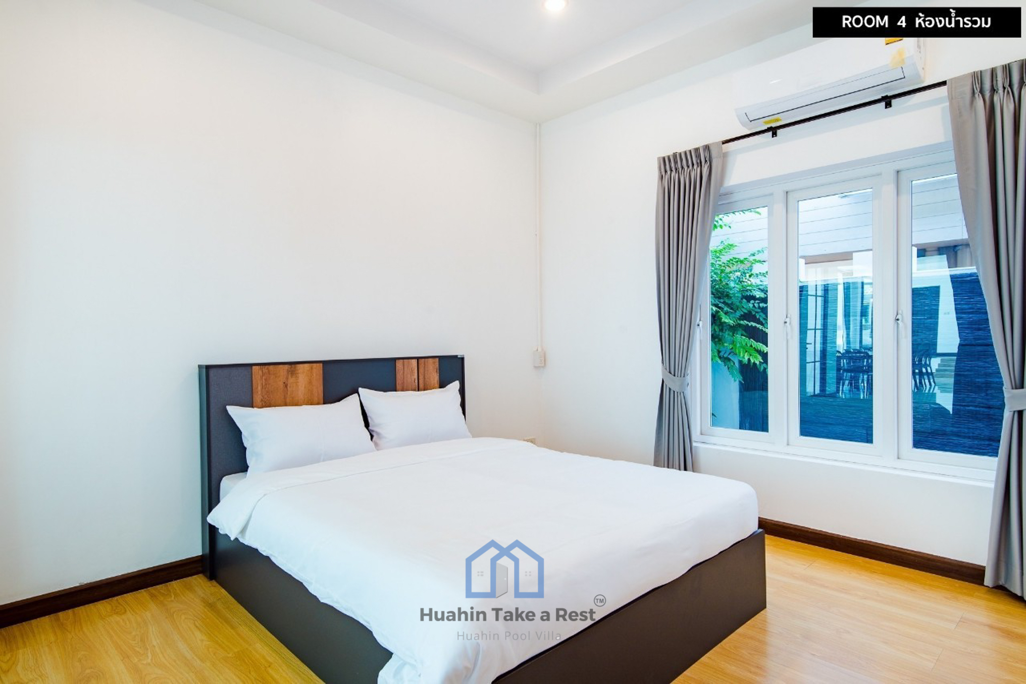 HR15036 บ้านพักหัวหิน บ้านวี วิลล่า เนียร์บีช