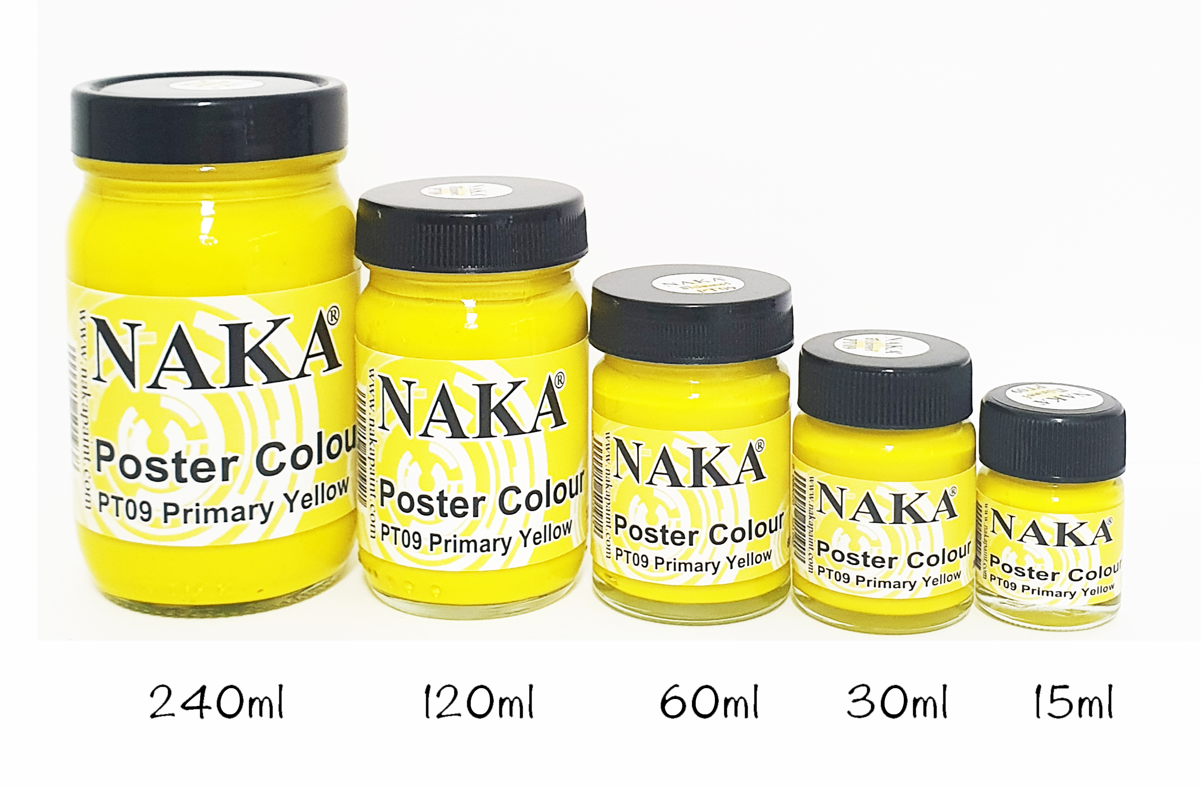 PT09 สีโปสเตอร์ Primary Yellow 30ml