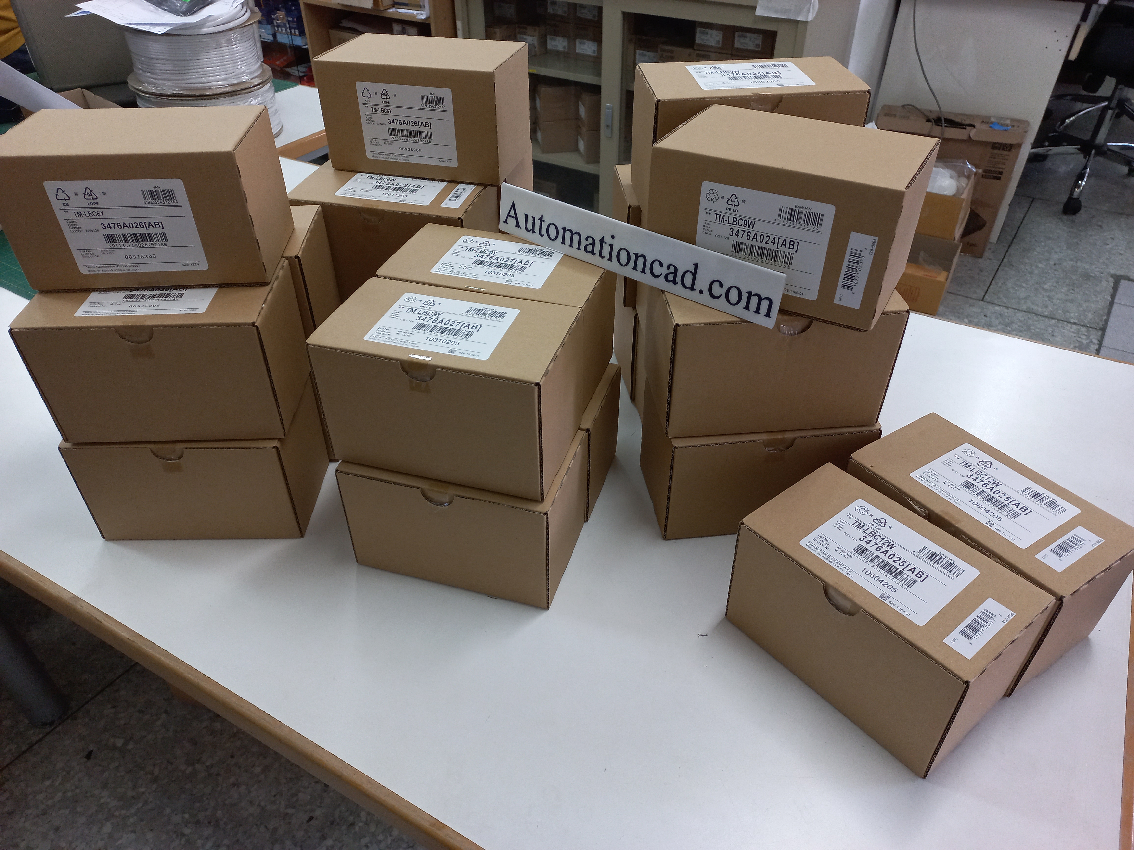 สติ๊กเกอร์ Label 9mm. Silver เครื่องพิมพ์ CANON รุ่น MK1500 MK2600 3476A069