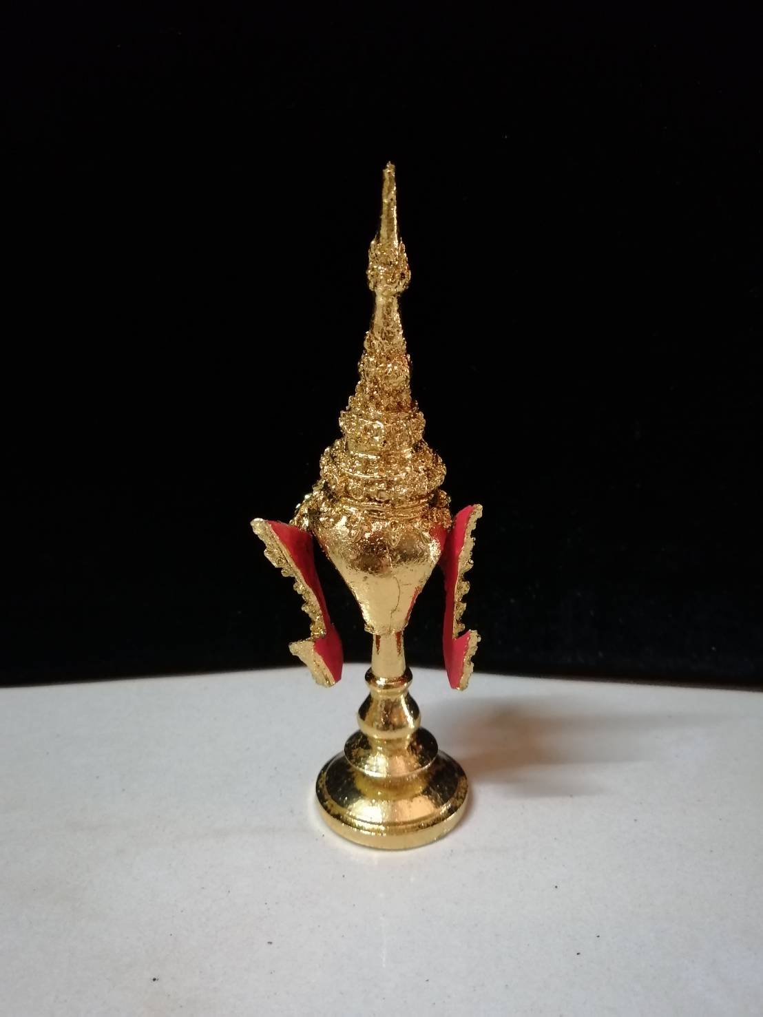 ชฎานาง ขนาดจิ๋ว พร้อมฐานปิดทอง