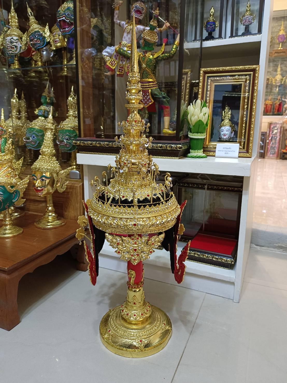 ชฎานาง ขนาดสวมหัว เกรดพรีเมี่ยม