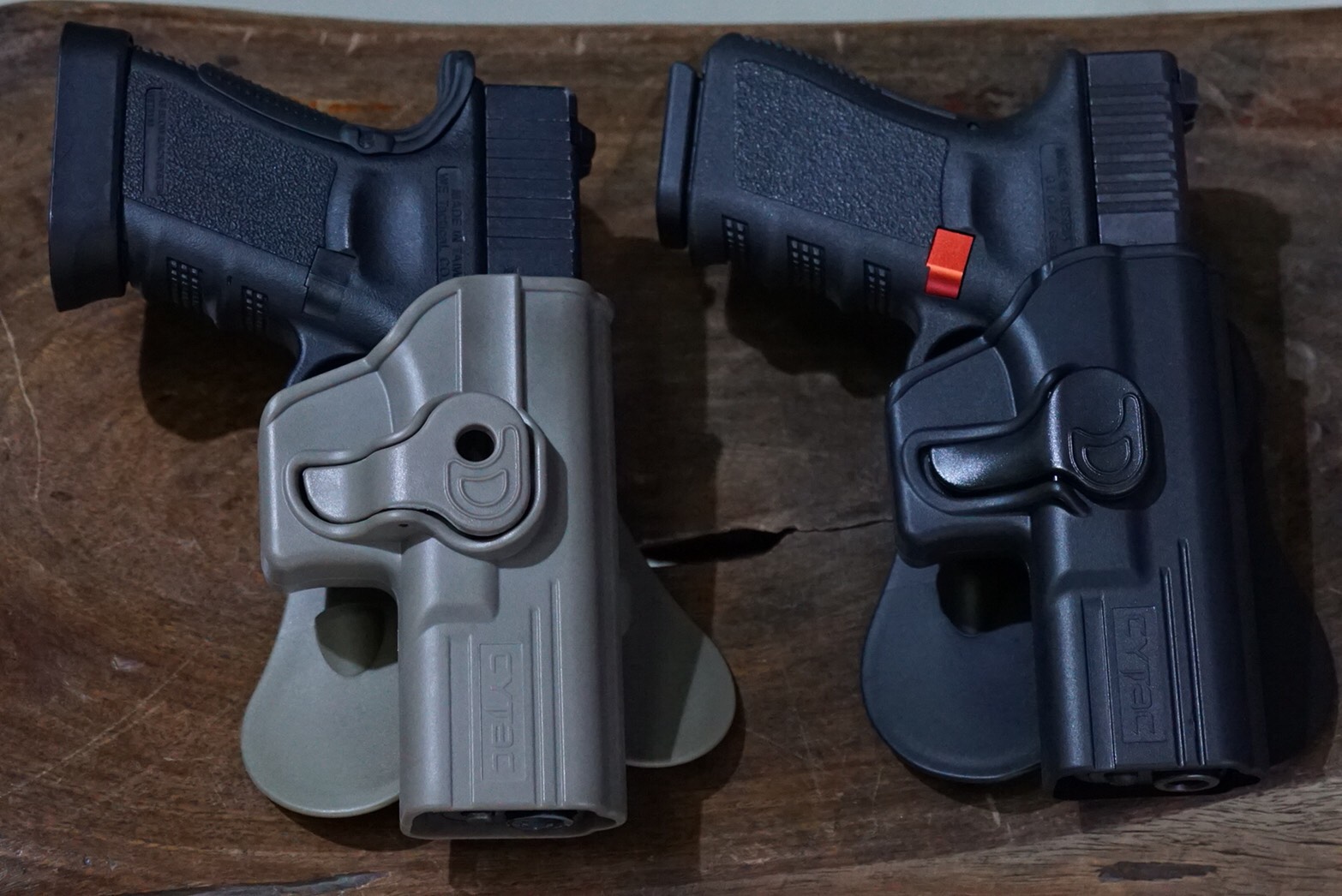 New.ซองปืพกนอก Cytac Glock17 / Glock 19 มีทั้ง ซ้ายและขวา สีดำ / สีทราย มาครบ ราคาพิเศษ