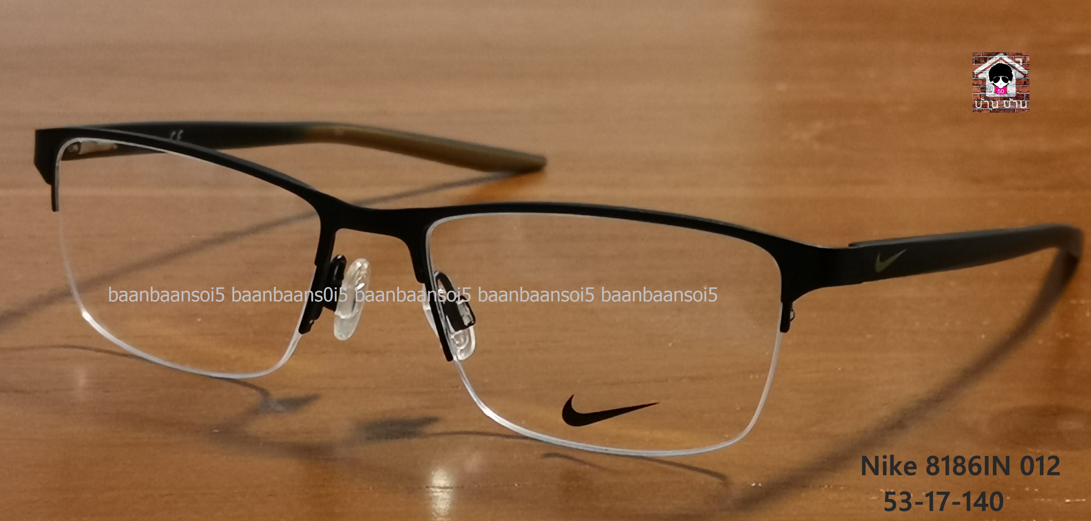 Nike 8186IN 012 โปรโมชั่น พร้อมเลนส์ มัลติโค๊ต HOYA 4,200 บาท