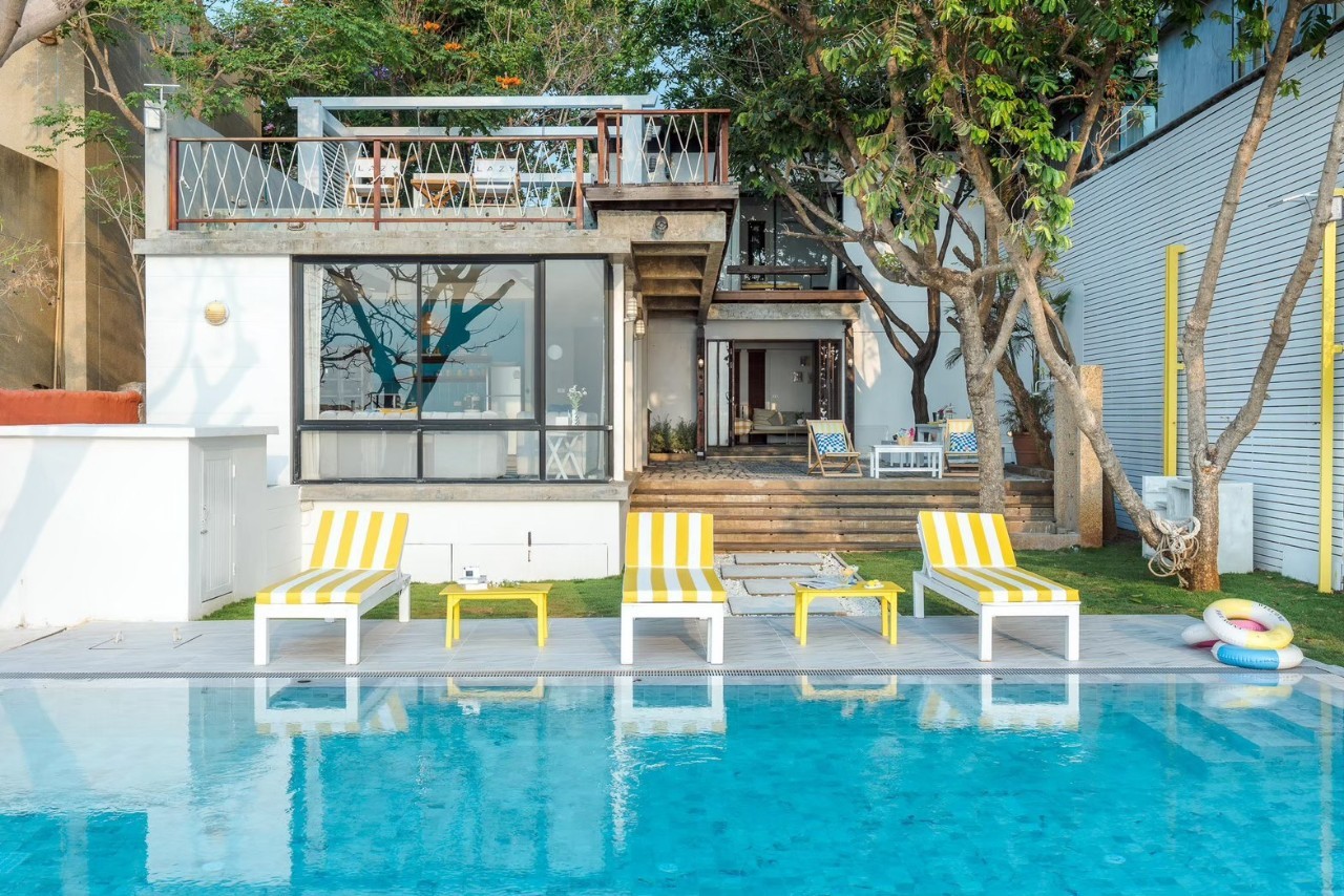 HR15075 บ้านพักติดหาดปราณบุรี The Banana Beach Villa Pranburi