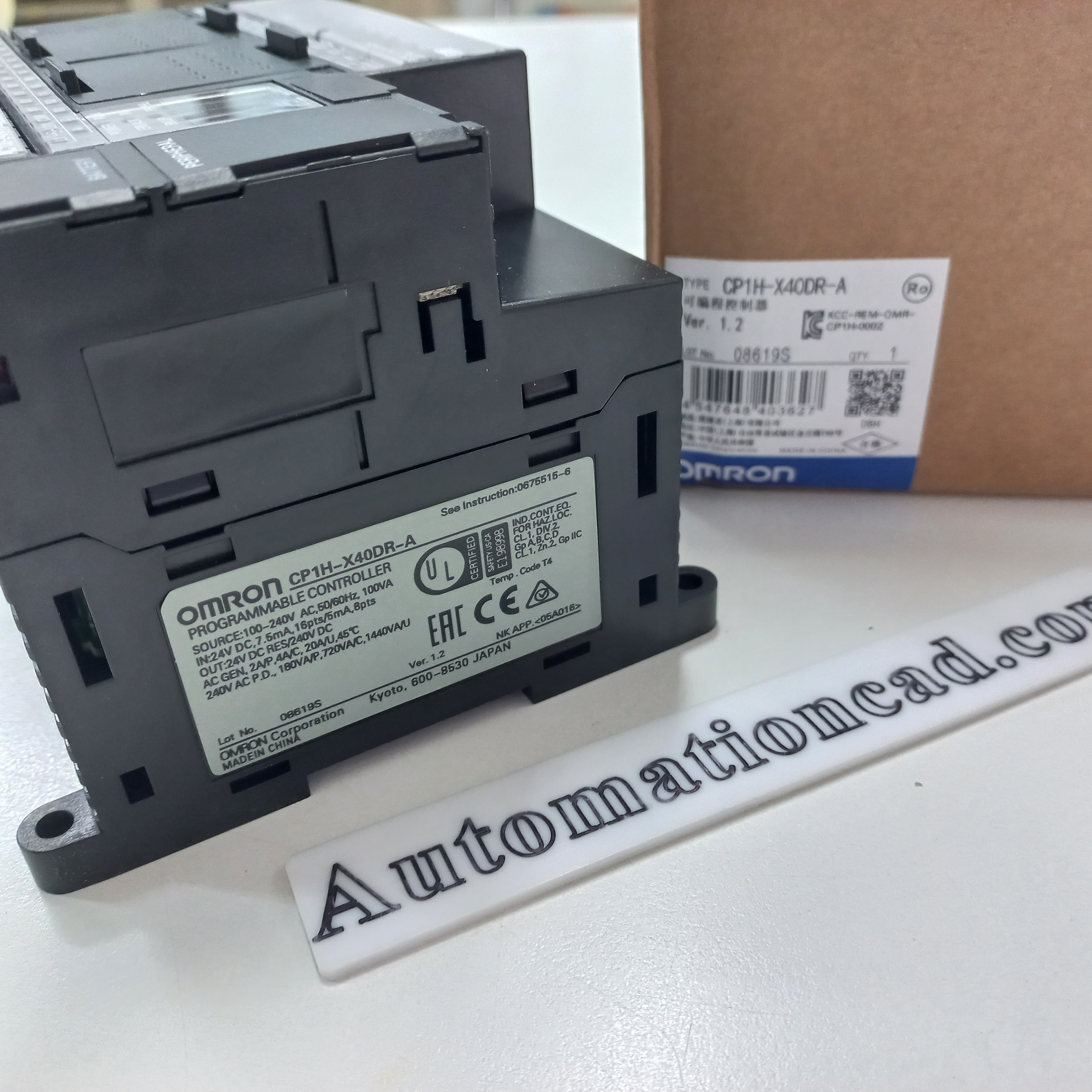PLC OMRON รุ่น CP1H-X40DR-A 24VDC (แบบไม่มี Analog)