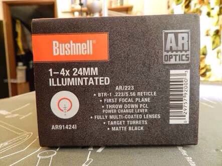 New.สโครปยิงเร็ว Bushnell AR223 1-4×24 Specifications ราคาพิเศษ