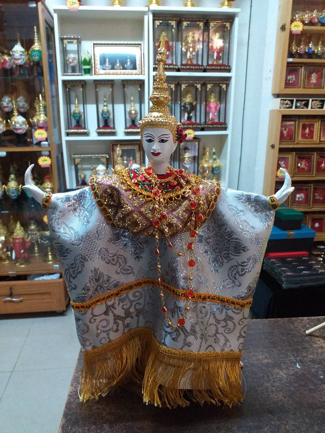 หุ่นกระบอก ตัวนาง ขนาด 30 ซม.