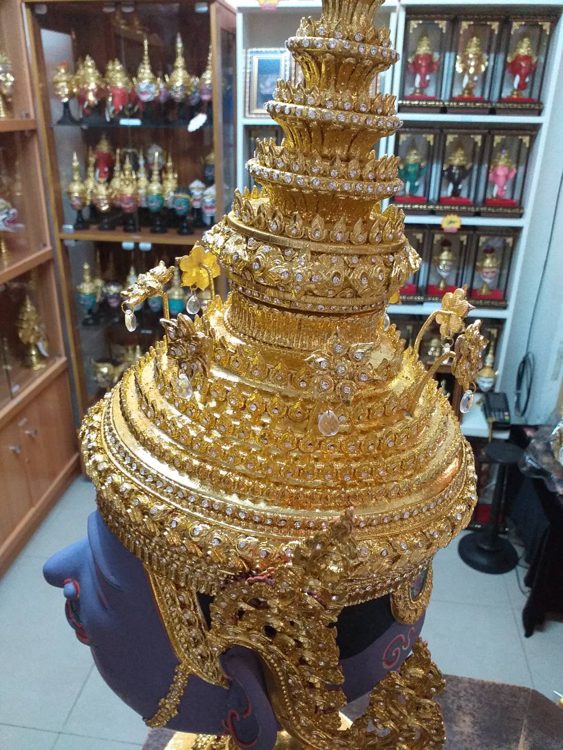 พระนารายณ์ ขนาดครอบ งานละเอียด