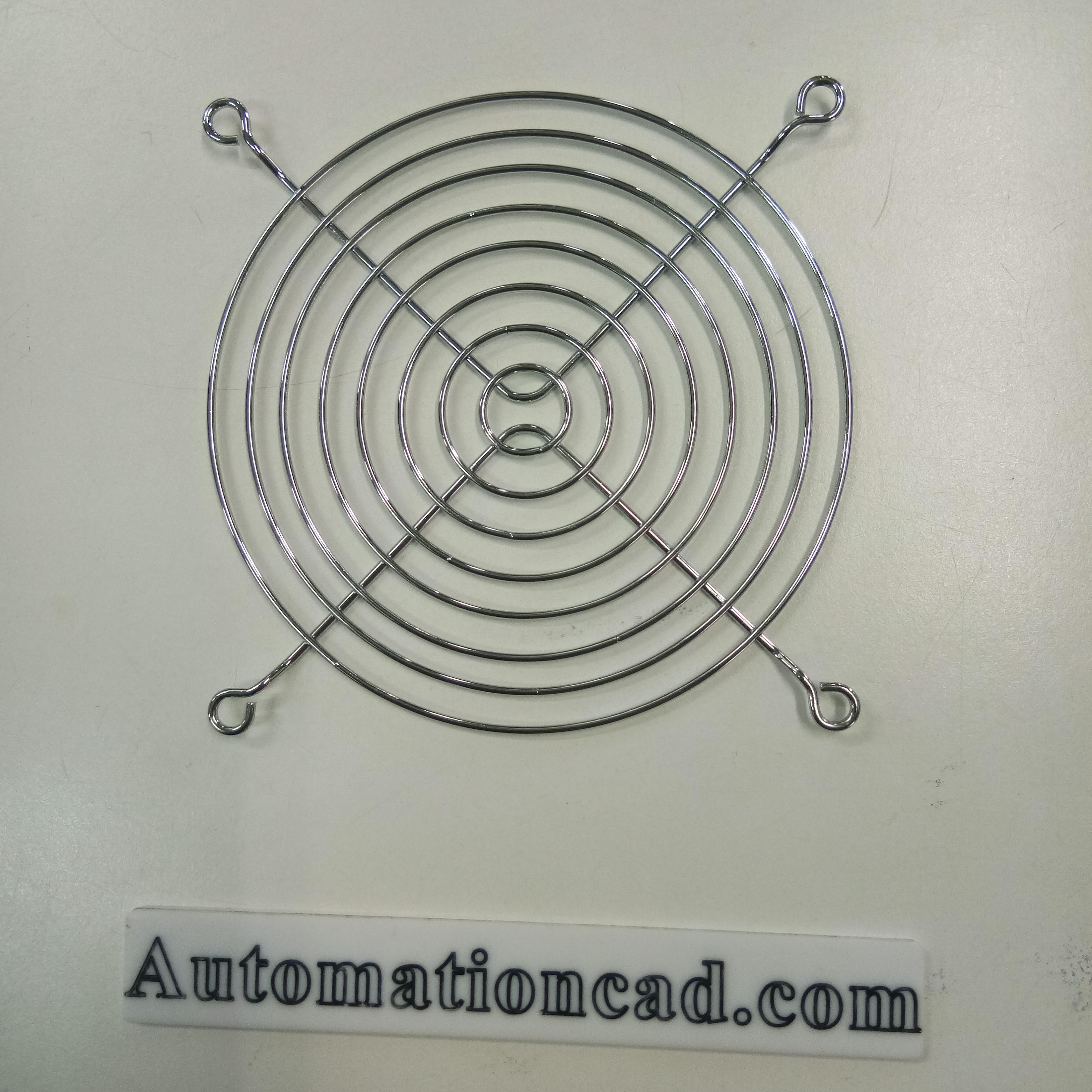 พัดลมระบายอากาศ WINDSTORM ขนาด 4.5 นิ้ว 200-240VAC พร้อมตะแกรง